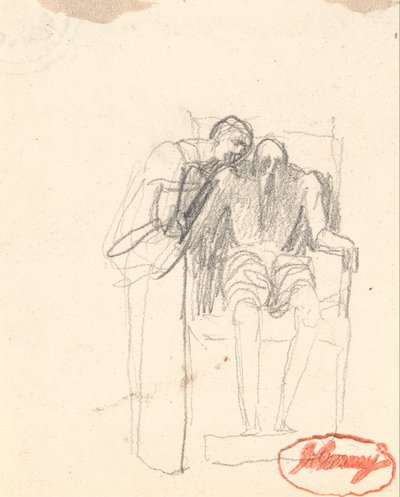 Possivelmente duas figuras da "Velhice" de George Romney