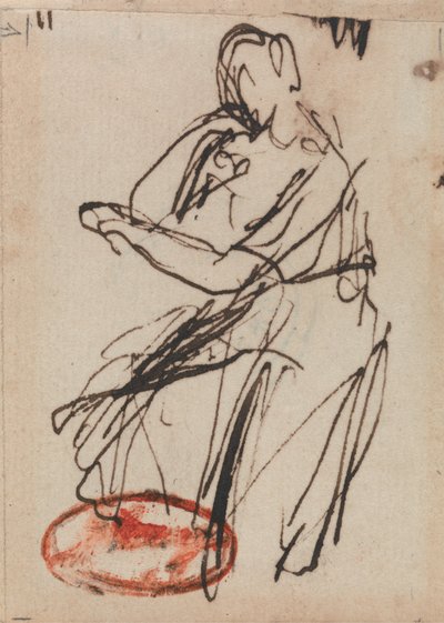 Mulher sentada de George Romney