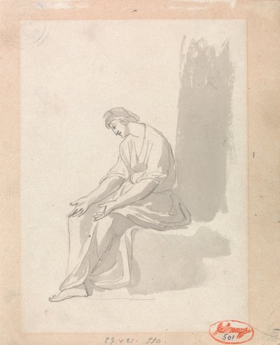 Mulher Sentada de George Romney