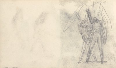 Desenho de caderno de esboços de George Romney