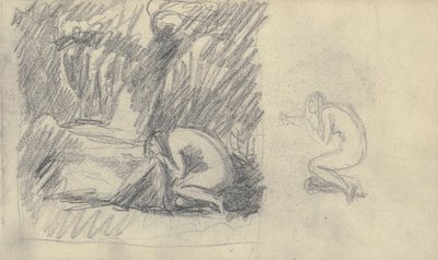 Desenho de caderno de esboços de George Romney