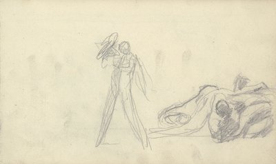 Desenho de caderno de esboços de George Romney