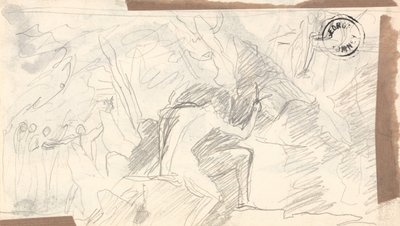 Pequeno esboço de figuras de George Romney