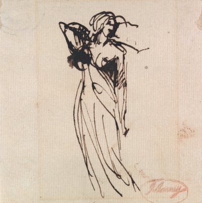 Figura feminina em pé de George Romney