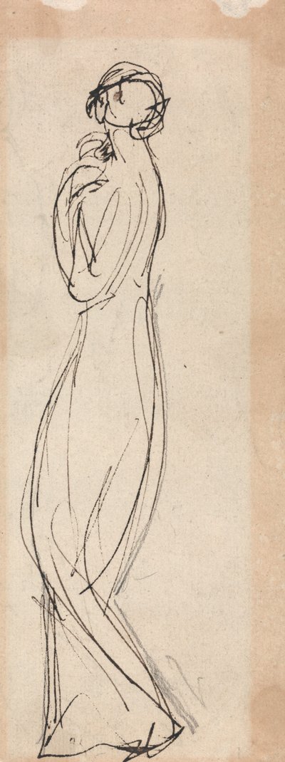 Figura feminina em pé de George Romney
