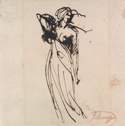 Figura feminina em pé de George Romney
