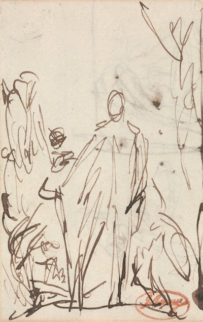 Figuras de pé de George Romney