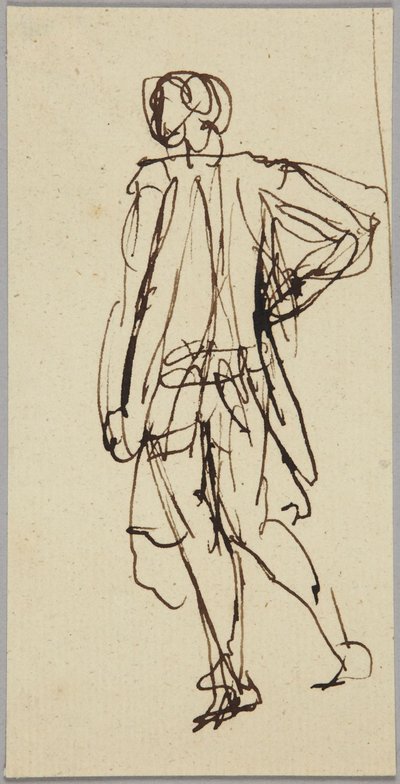 Figura masculina em pé de George Romney