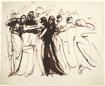 Figuras em pé reunidas de George Romney
