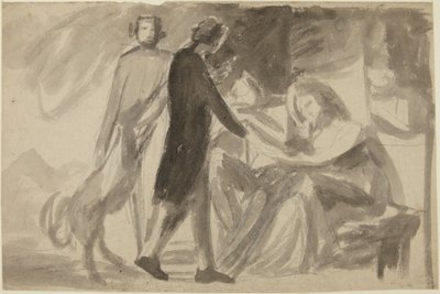 Esboço para um retrato de grupo () de George Romney
