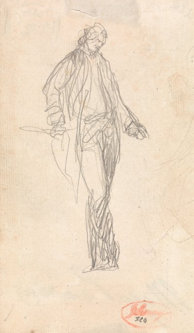 Estudo para a figura do Major Thomas Pearson de George Romney