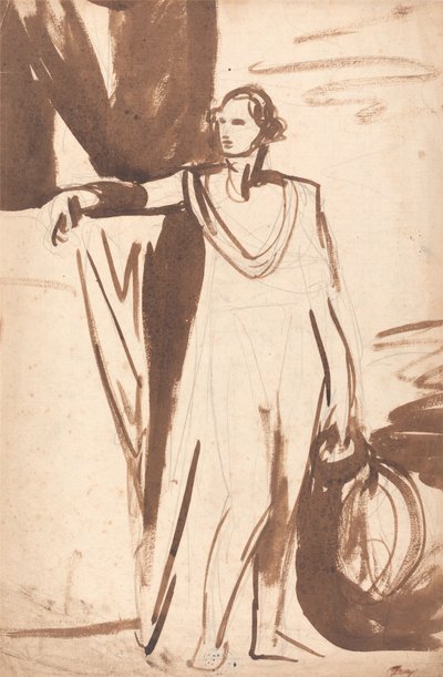 Esboço para o retrato de George Spencer, quarto duque de Marlborough de George Romney