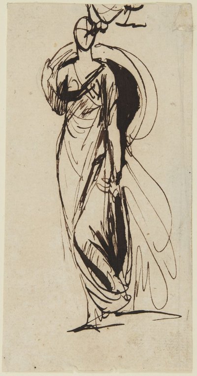 Esboço para o retrato da viscondessa Bulkeley de George Romney