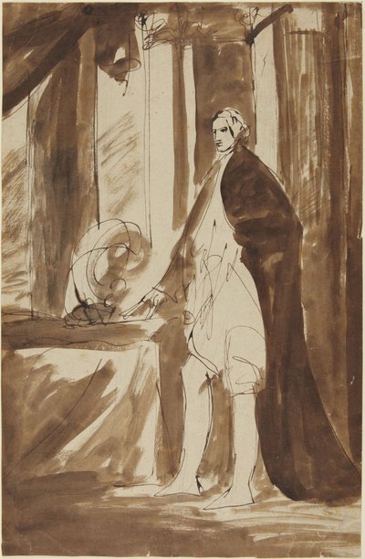 Esboço para o retrato de um homem de George Romney
