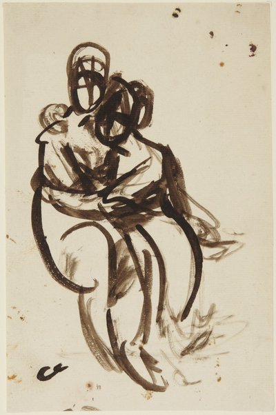 Esboço para o retrato das irmãs Milner de George Romney
