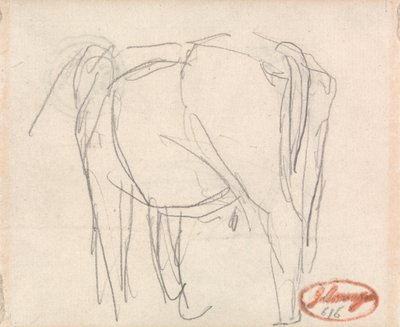Estudo de um animal de George Romney