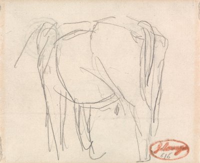 Estudo de um animal de George Romney