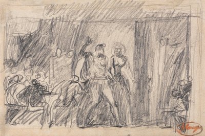 A cena do banquete de George Romney