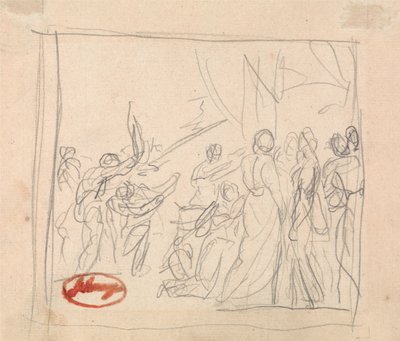 O jogo de croquete que correu mal de George Romney