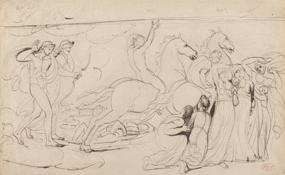 A destruição dos filhos de Niobe de George Romney