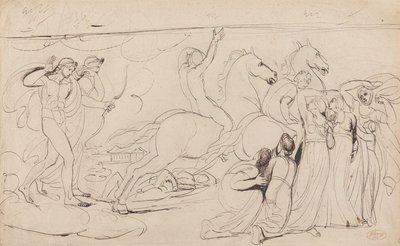 A destruição dos filhos de Niobe de George Romney