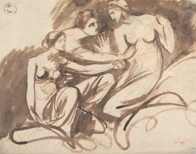 Três jovens bruxas de George Romney