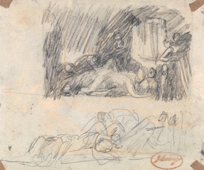 Dois estudos sobre a visita de John Howard a um lazareto de George Romney