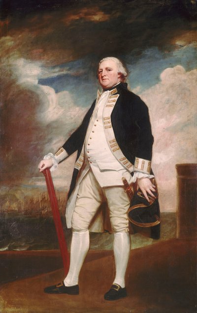 Vice-almirante George Darby (cerca de 1720-1790) de George Romney