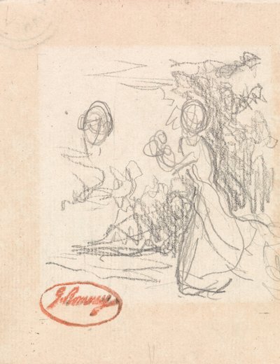 Jovem senhora, possivelmente em fuga de George Romney