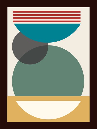 Cidade Espacial Abstrata, 2023 (Acrílico sobre tela) de George Rosaly