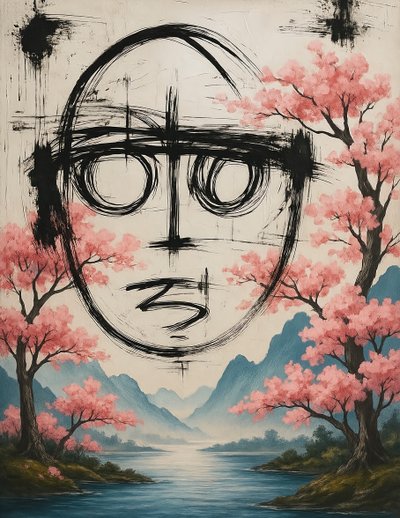 Unbroken Spring (primavera ininterrupta), 2025 (acrílico sobre tela) de George Rosaly