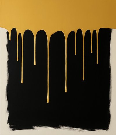 Peso do Silêncio, 2025 (acrílico sobre tela) de George Rosaly