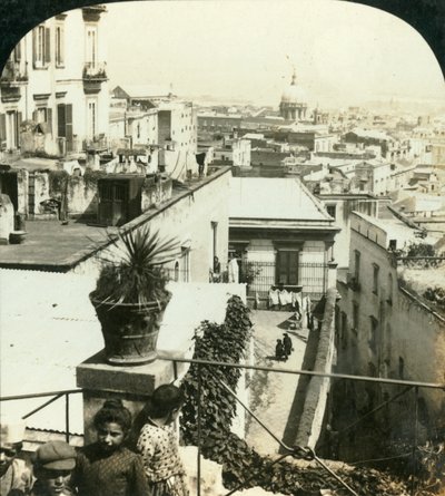 Das colinas de Nápoles, Itália, c1909. de George Rose
