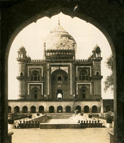 Túmulo de Safdarjungs, Deli, Índia, c1909. de George Rose