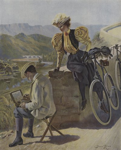 Arte e Bicicleta (Arte e Ciclismo) de George Roux