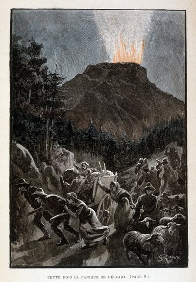 Desta vez o pânico se declarou (página 6) em "Mestre do Mundo" por Jules Verne de George Roux