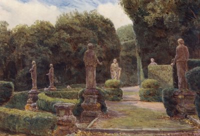 Jardins italianos: Villa Colonna (litografia a cores) de George Samuel Elgood
