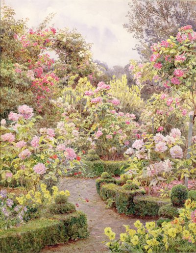 Raundscliffe - todos os lugares são rosas de George Samuel Elgood