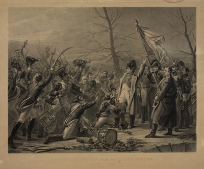 Napoleão Retornando da Ilha de Elba em 7 de março de 1815 de George Sanders