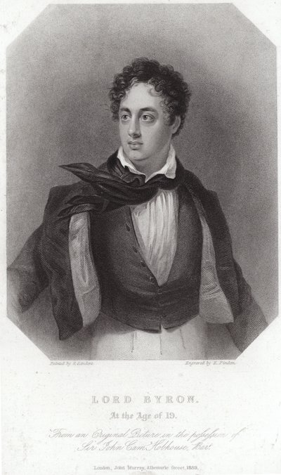 Retrato de Lord Byron de George Sanders