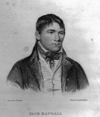 Jack Randall, gravado por Hopwood de George Sharples