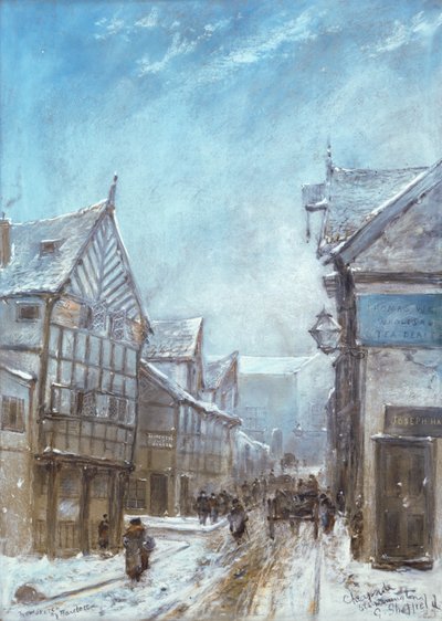 Velho Cheapside, Warrington, 1864 de George Sheffield