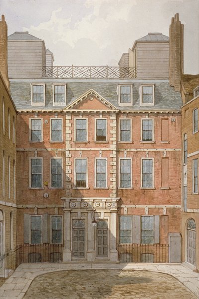 Edifícios Beaufort, Strand, Westminster, Londres, c1810 de George Shepherd