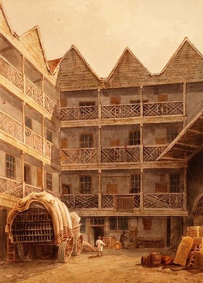 Bull and Mouth Inn de George Shepherd