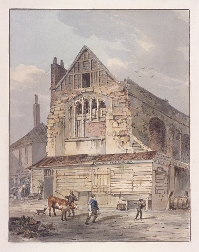 Capela Leadenhall, Londres, c1810 de George Shepherd
