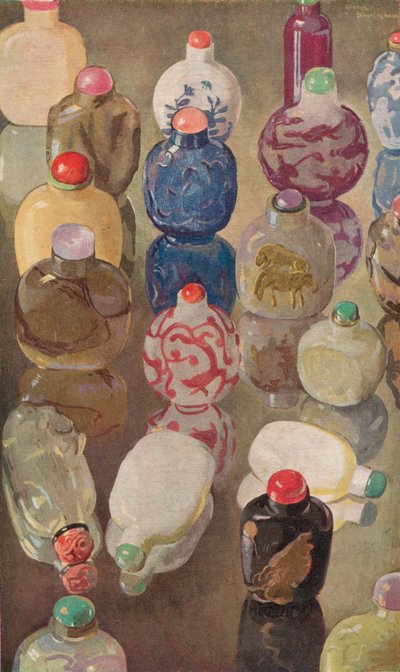 Garrafas de rapé chinês, c1923. de George Sheringham
