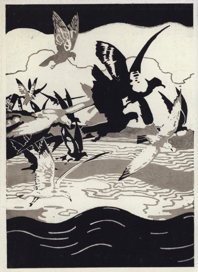Ilustração para Contos Maravilha Canadenses (cor litho) de George Sheringham