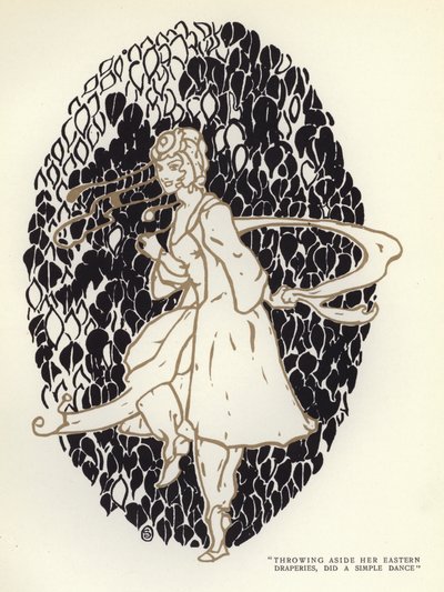 Ilustração para The Happy Hypocrite de Max Beerbohm (cor litho) de George Sheringham