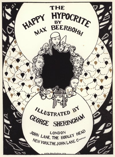 Ilustração para The Happy Hypocrite de Max Beerbohm (cor litho) de George Sheringham