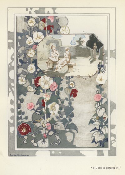 Ilustração para The Happy Hypocrite de Max Beerbohm (cor litho) de George Sheringham